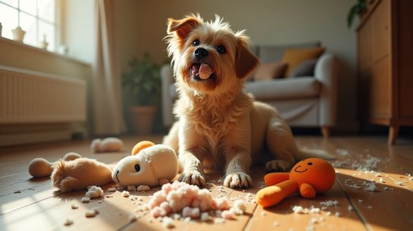 Comprendre pourquoi mon chien détruit ses jouets
